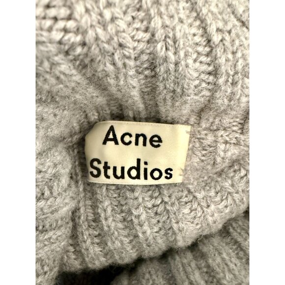 Acne Studios Disa Oversized Ribbed Wool Turtleneck Sweater - Size S - Picture 5 of 6